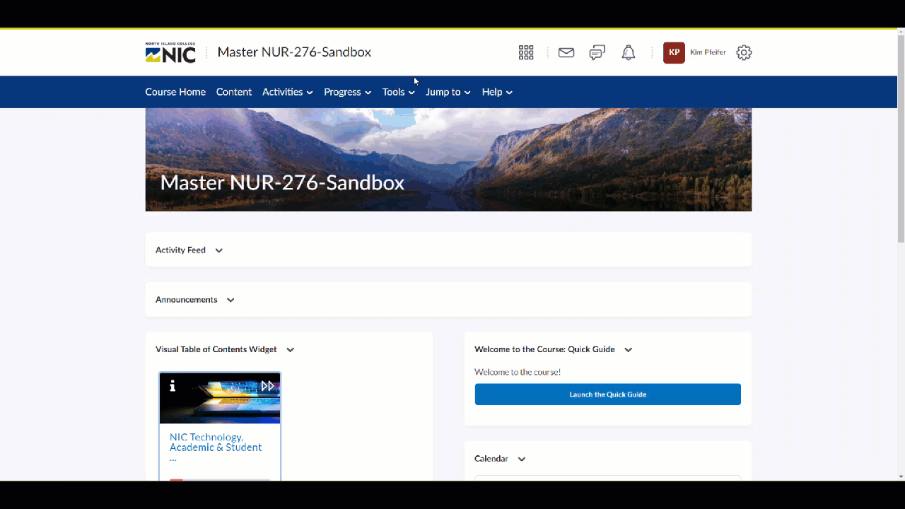Course Builder Navigation Course Builder Navigation