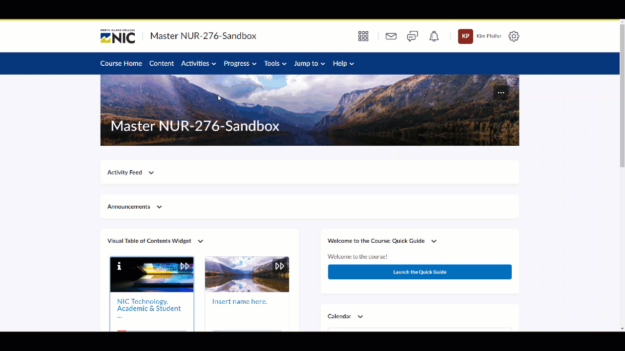 Course Builder Navigation Course Builder Navigation
